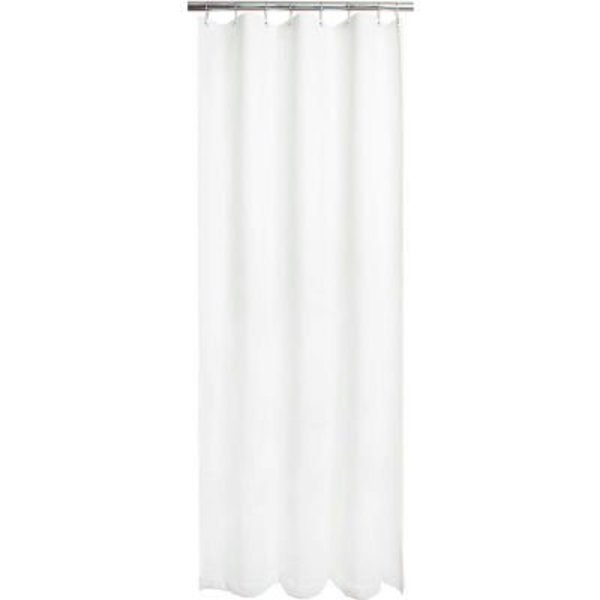 Component Sourcing International CSI Bathware 42in x 74in Assure Heavy-Duty Commercial Shower Curtain, White - CUR42x74NH